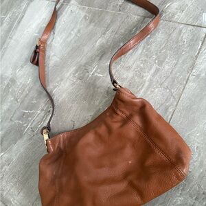Michael Kors Elegant Brown Leather Shoulder Bag